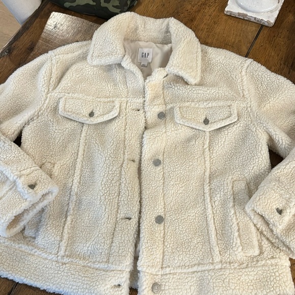 GAP Jackets & Blazers - Gap sherpa jean jacket style size large. New and never worn. NWOT